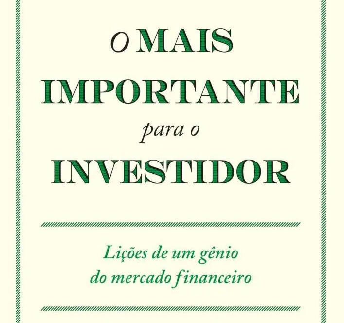14 o mais importante para o investidor
